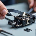 découvrez comment remplacer vous-même la nappe vidéo de la nacelle dji grâce à une réparation express, étape par étape.